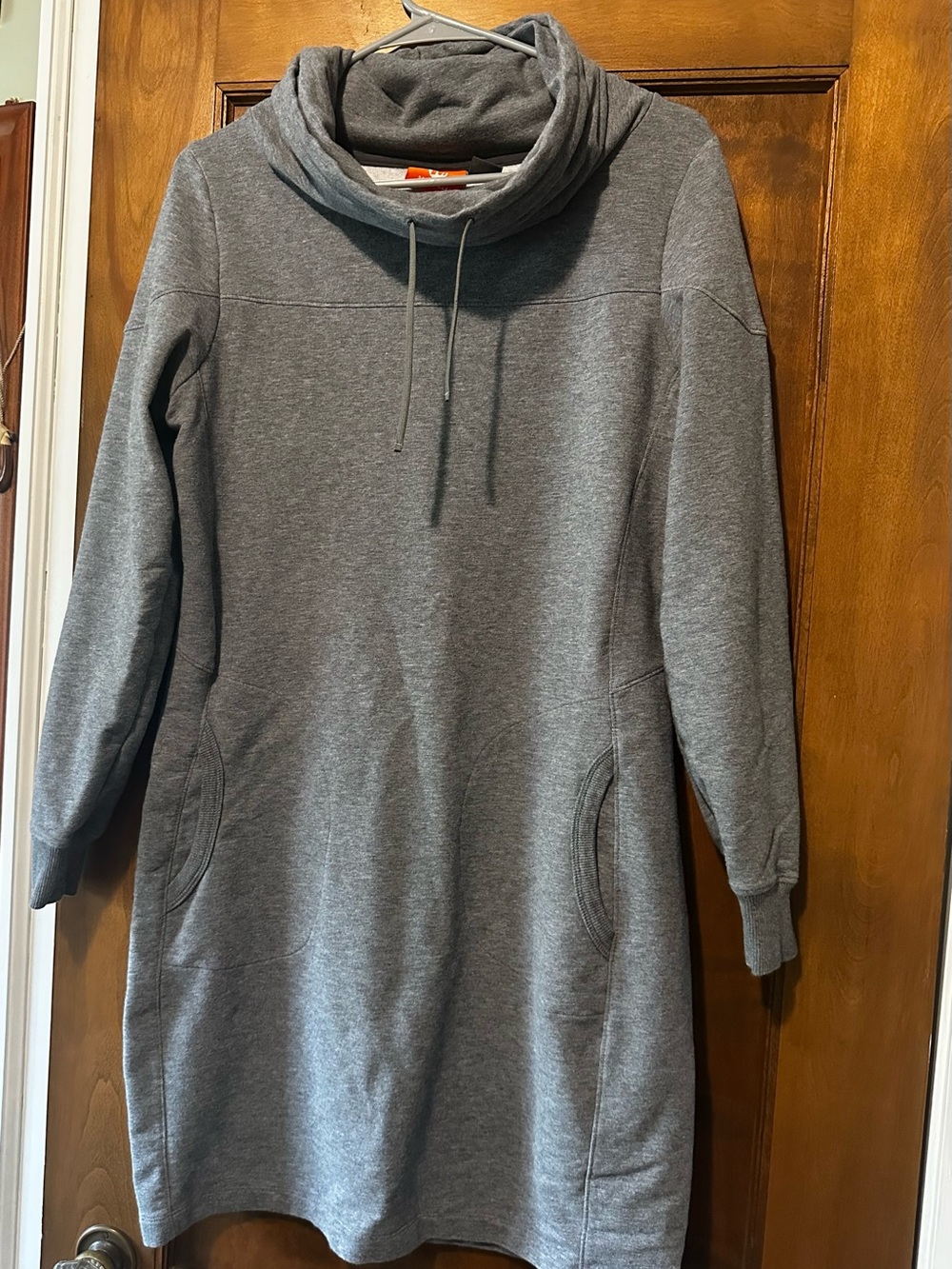 Merrell Gray 'Indira' Cowl Neck Sweatshirt Tunic Dress - Size S